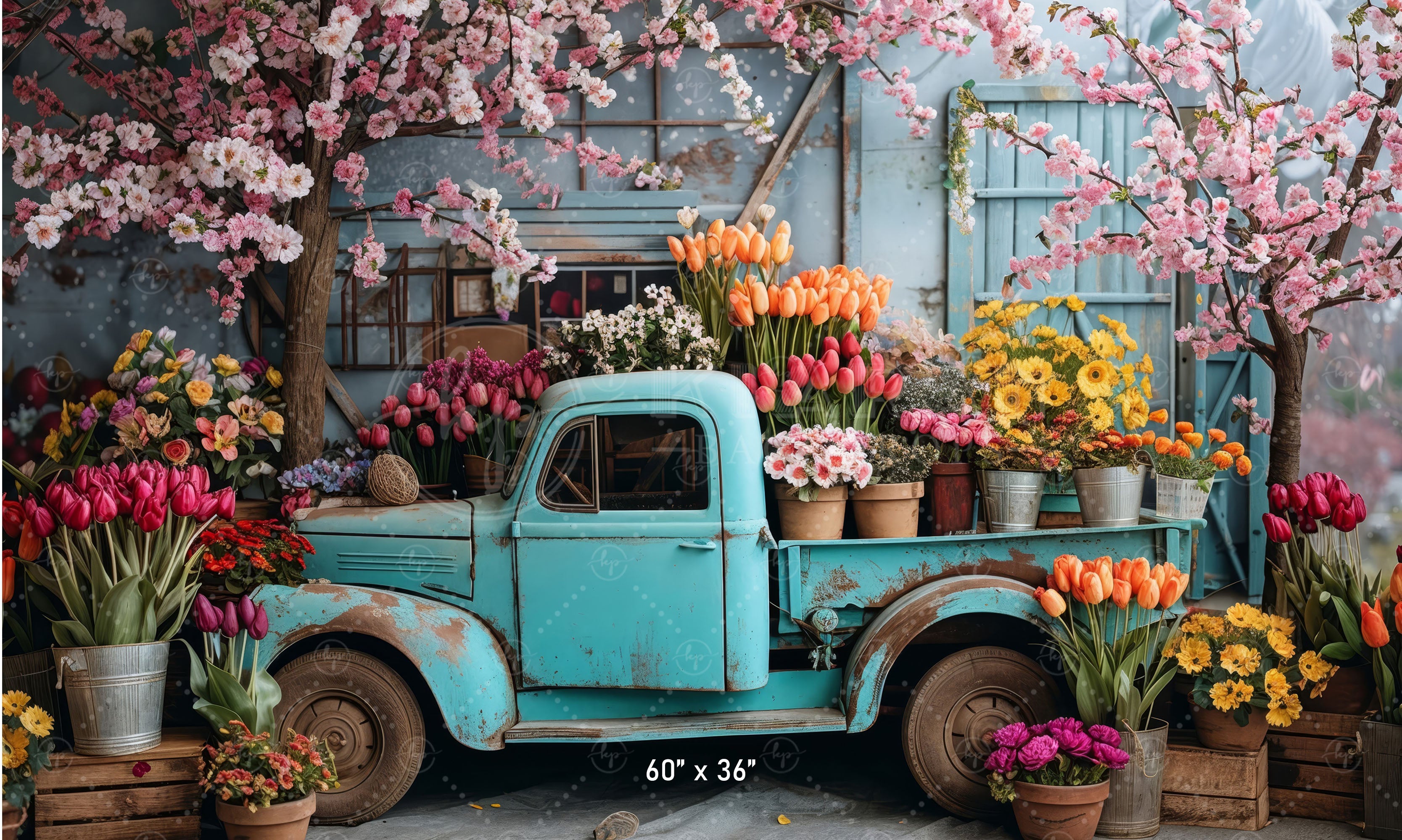 Vintage Bloom Truck